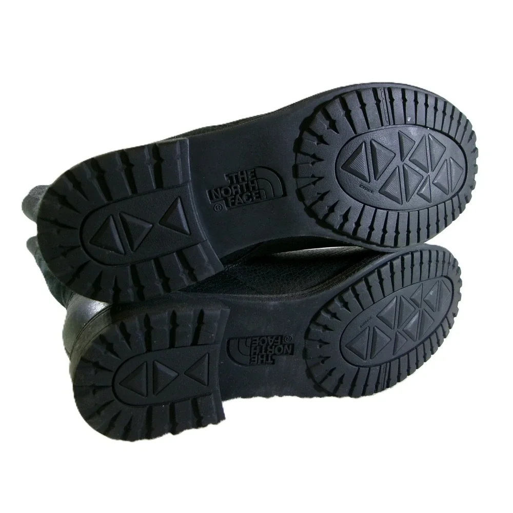 The‎ North Face Womens 8.5 Winter Boots Black Primaloft Insulated Tall Leather
